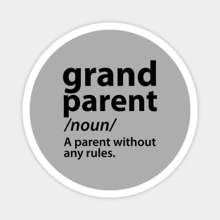 Grandad Grandparent Definition funny Saying Quote Magnet